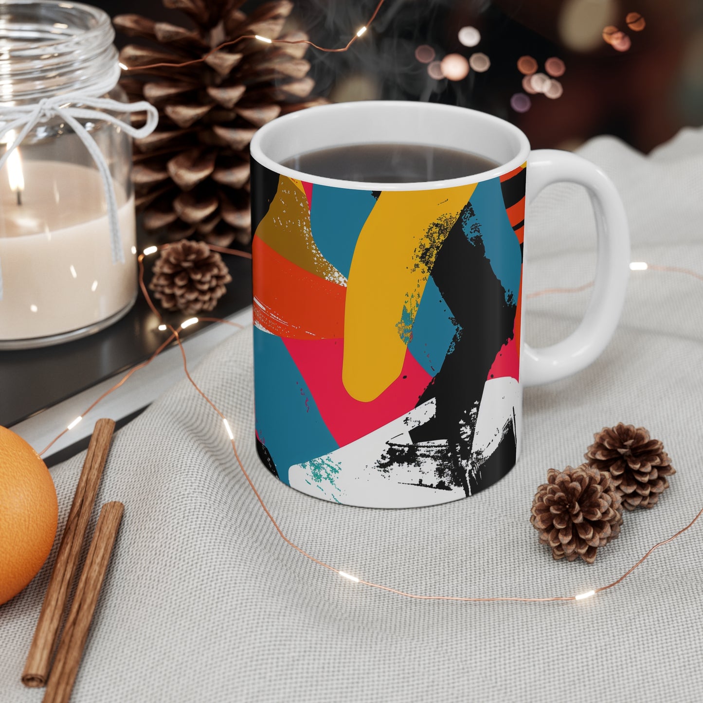 Vibrant Abstract Coffee Mug