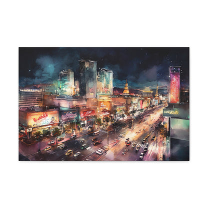 Vegas Strip Canvas Art