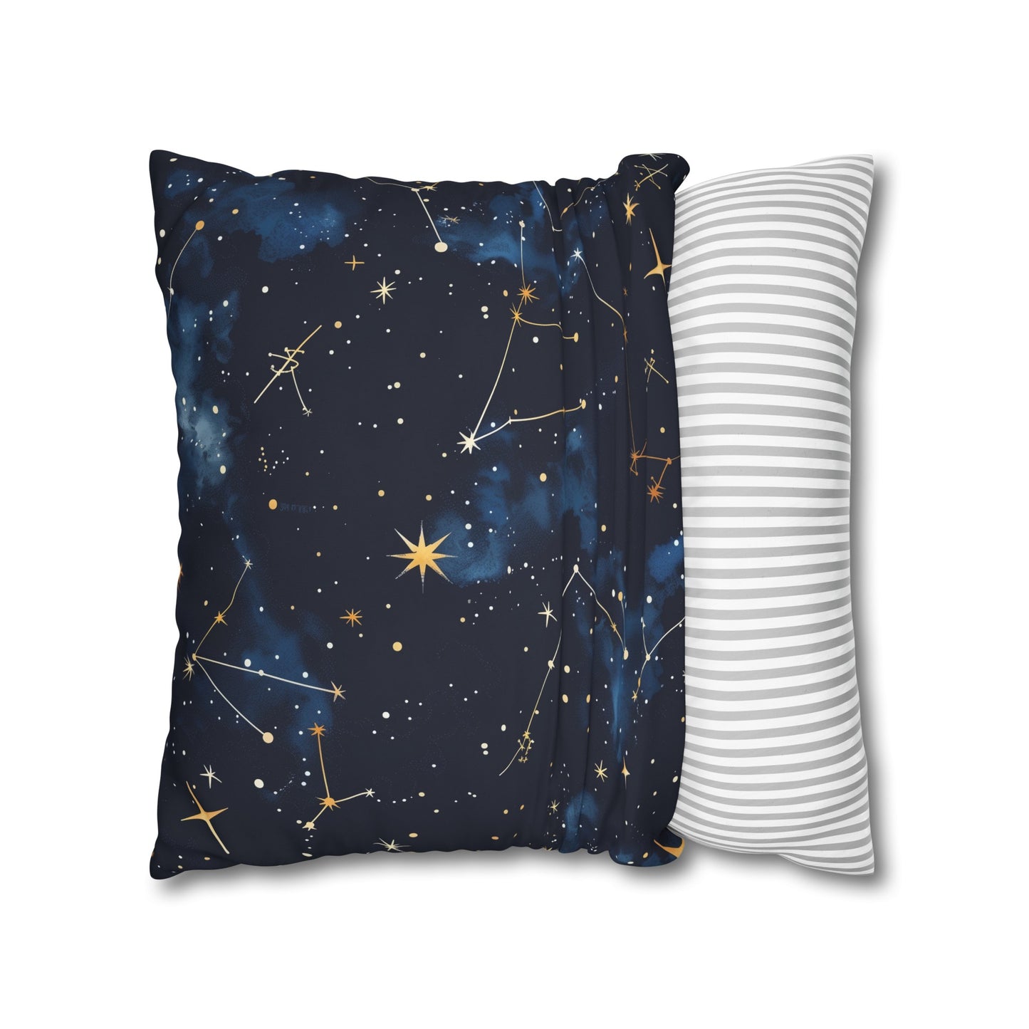 "Starry Night Pillowcase: Constellation Stars seamless pattern for dreamy galaxy bedroom decor"