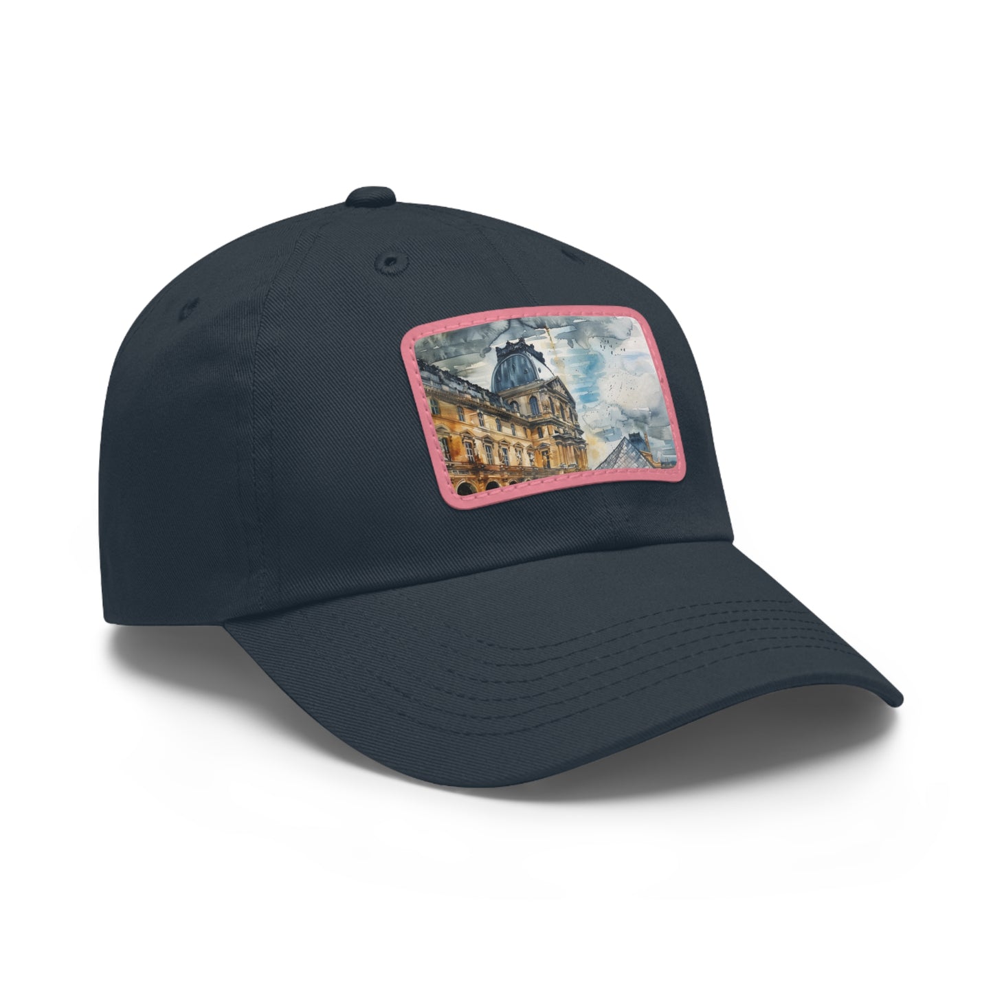 Parisian Charm Louvre Watercolor Cap