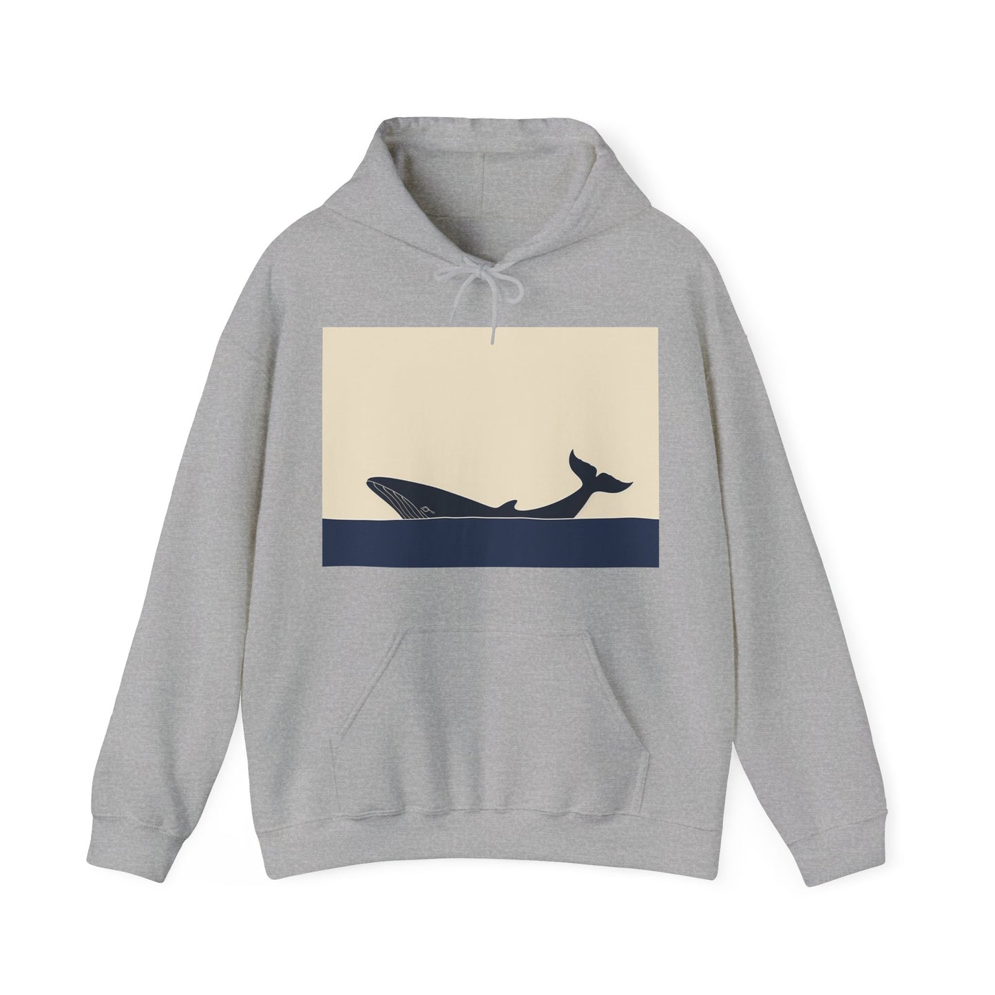 Solitary Whale's Journey Hoodie