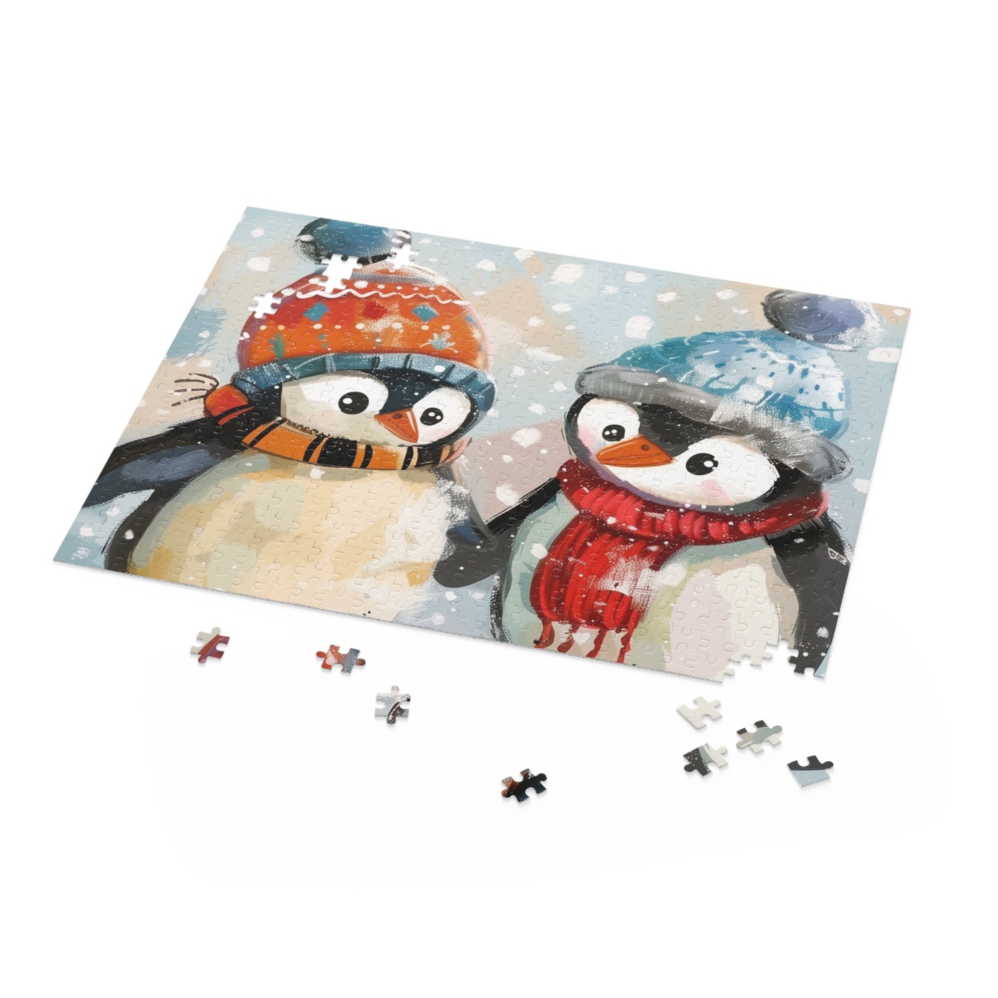 "Adorable Penguin Pals Winter Puzzle - Fun and Challenging Jigsaw for All Ages"