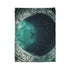 Stargate Opening Beneath Ocean Floor Plush Fleece Throw Blanket