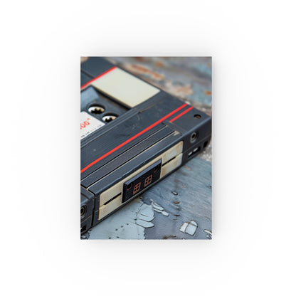 Cassette tape journal for jotting lyrics and sketching, perfect gift for all seasons