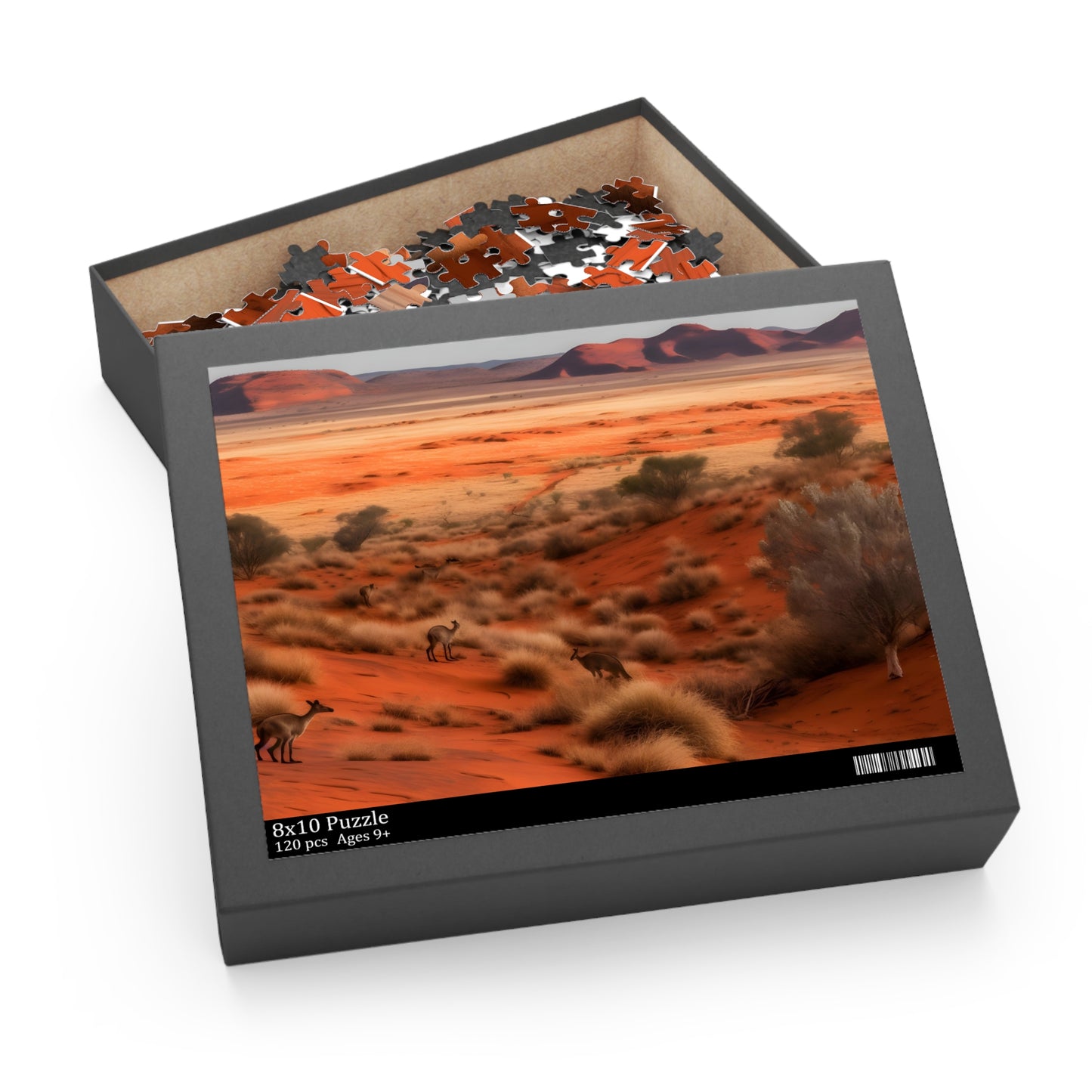 Red Desert Rock Jigsaw Puzzle