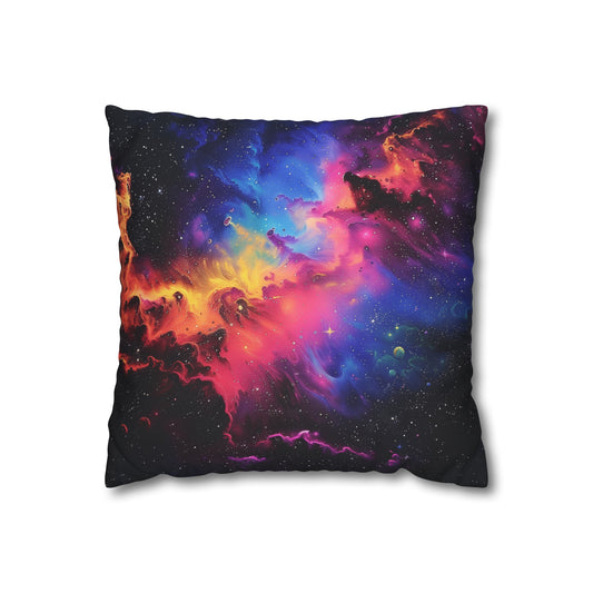 Neon Galaxy Dreams Pillowcase | Pillow Cases | All Over Print, AOP, Bed, Bedding, Home & Living, Indoor, Pillow Case, Pillow Covers, Pillows & Covers, Sublimation | Prints with Passion