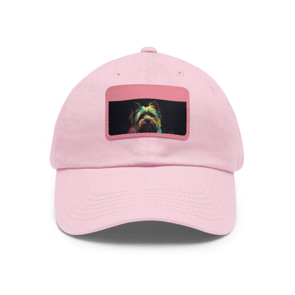 Adorable Yorkshire Terrier Embroidered Baseball Cap