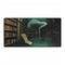 Floating Library under Time Vortex (Edition II) — XL & XXL Desk Mat — Full Top-Down Artwork View