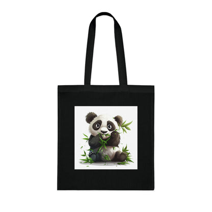 Panda Snack Time Tote Bag