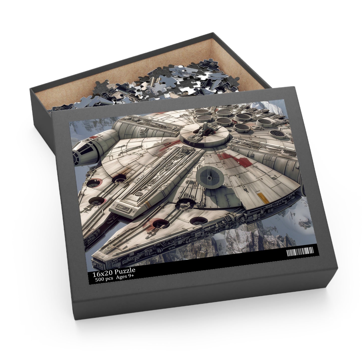 Star Wars Millennium Falcon Jigsaw Puzzle - Exciting space adventure challenge for fans of the iconic franchise