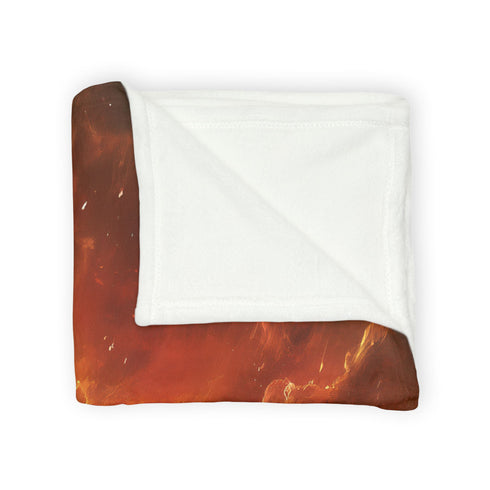 Solar Sword Shattering the Sky Plush Fleece Throw Blanket