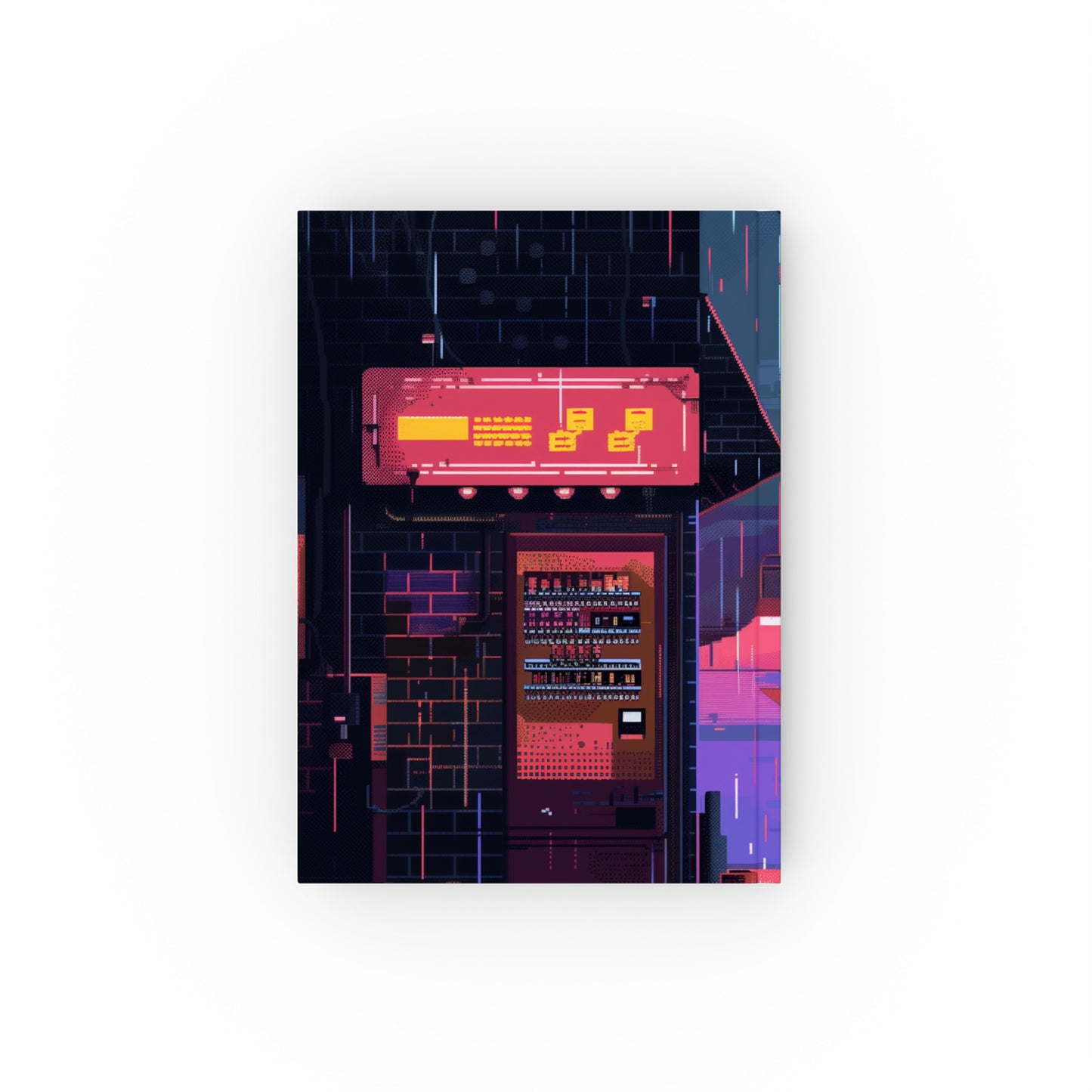 "8-Bit Chronicles Retro Gamer's Grimoire Journal | Nostalgic 8-bit graphics, perfect for creative quests! | High-quality, versatile, and stylish | Makes a great gift"