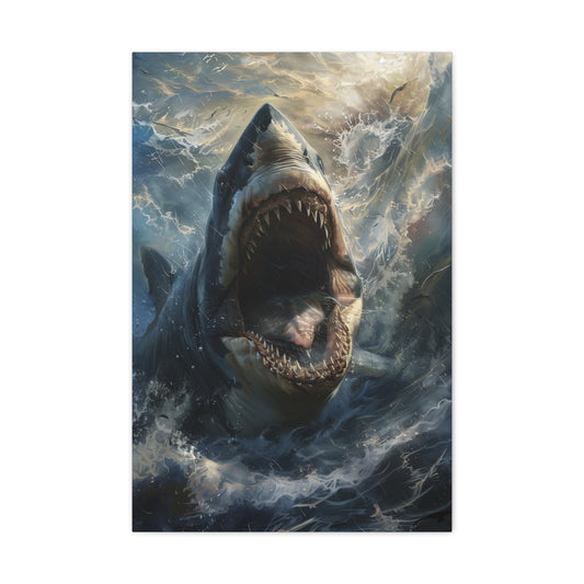 Canvas: dent de megalodon | Canvas | Art & Wall Decor, Canvas, Fall Picks, Hanging Hardware, Home & Living, Indoor, Top Spring Products, Valentine's Day promotion | Prints with Passion