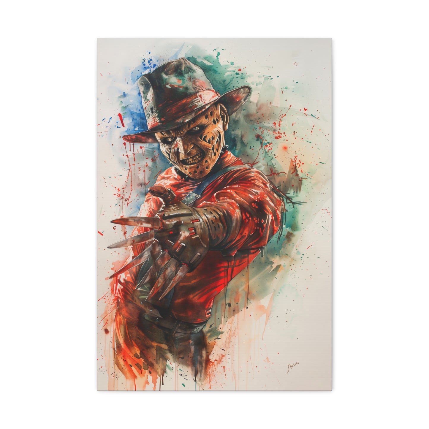 Freddy Krueger: A Nightmare on Elm Street Canvas: Freddy Krueger Mask | Canvas | Art & Wall Decor, Canvas, Fall Picks, Hanging Hardware, Home & Living, Indoor, Top Spring Products, Valentine's Day promotion | Prints with Passion