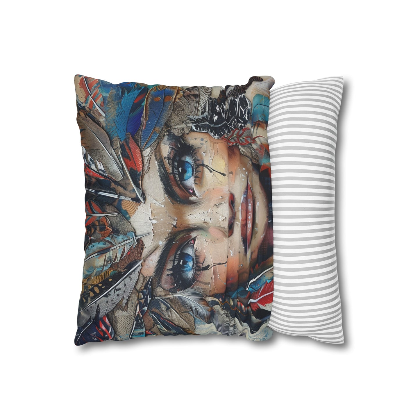 "Bohemian Free Spirit Feathers Pillowcase - Soft & Stylish Sleep Essential for All Seasons | Shop Now!"