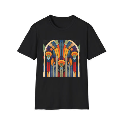 Deco Dreams: A Timeless Symphony of Geometric Patterns | T-Shirt | DTG, Men's Clothing, Regular fit, T-Shirts, Unisex, Women's Clothing | Prints with Passion