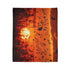 Sunset Made of Music Notes — Plush Fleece Throw Blanket — Product Detail View 7