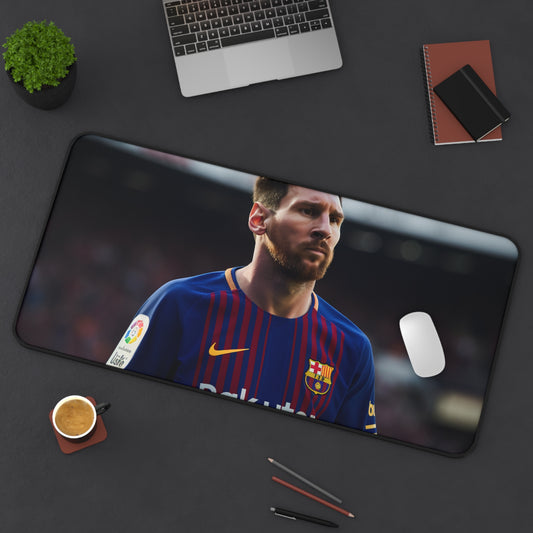 Lionel Messi Desk Mat 2 | Desk Mat | Accessories, Back-to-School, Desk, Fall Bestsellers, Home & Living, Mouse pad, Mouse Pads, Mousepad, Seasonal Picks, Stationery, TikTok | Prints with Passion