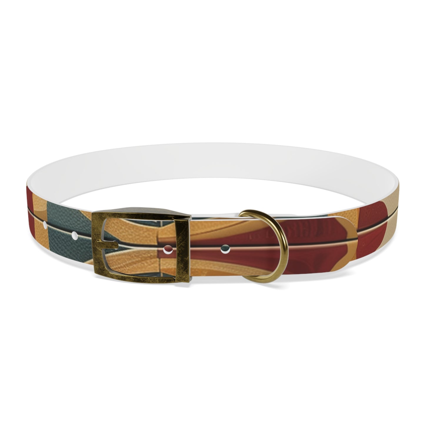 Tile Print Dog Collar: Handcrafted Chic Design