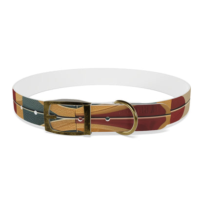 Tile Print Dog Collar: Handcrafted Chic Design