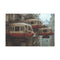 Sci-Fi City with Floating Trains — Canvas Wall Art — Front Gallery-Wrapped Canvas View