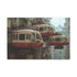 Sci-Fi City with Floating Trains — Canvas Wall Art — Front Gallery-Wrapped Canvas View