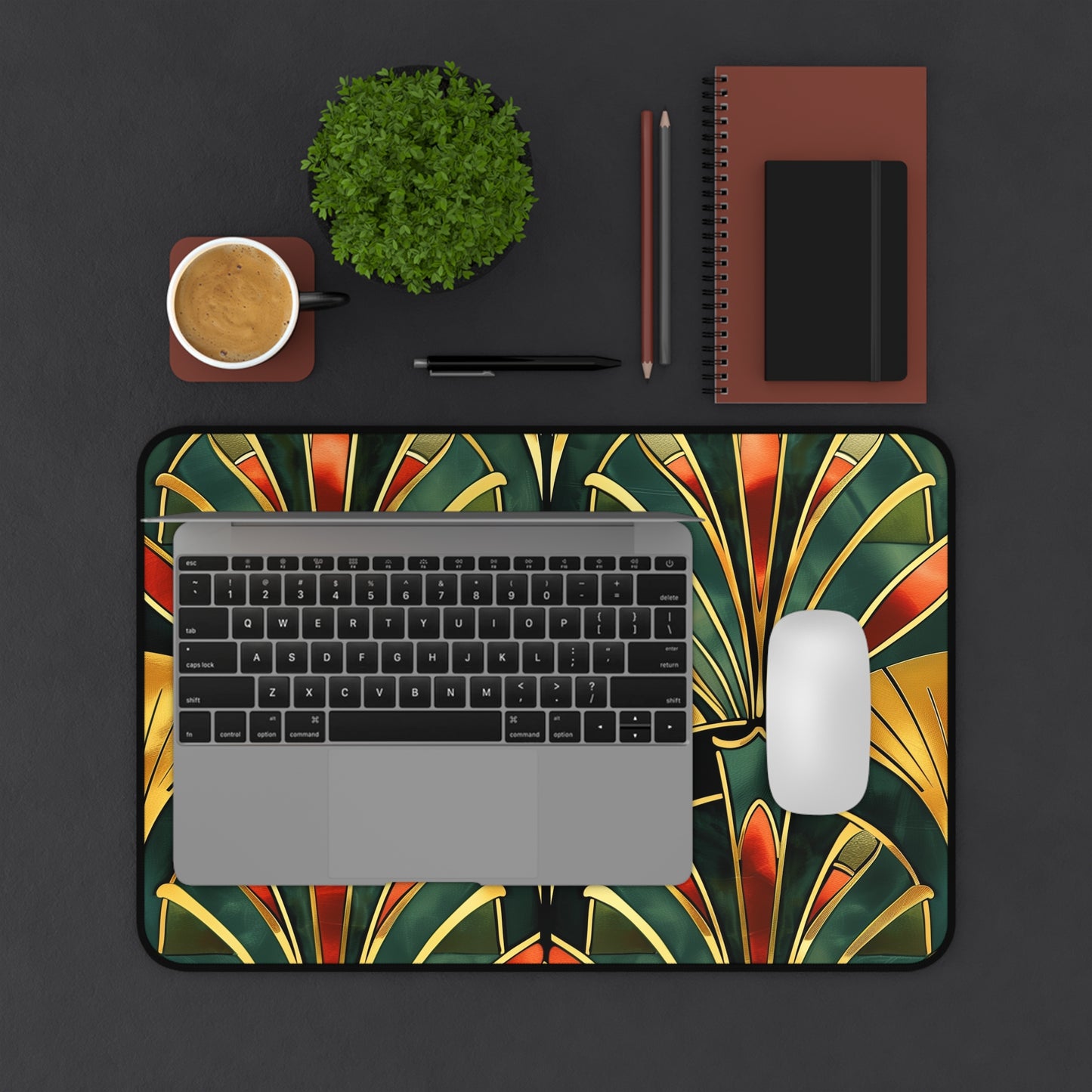 Customizable 3mm Thick Neoprene Desk Mat | Anti-Slip Backing | Three Sizes Available | Office or Home Workspace Upgrade