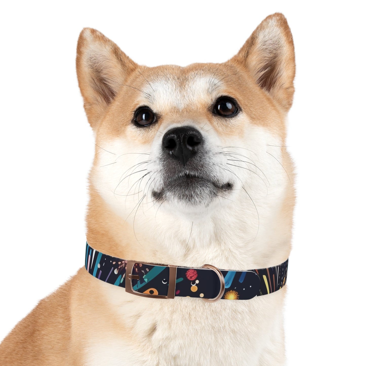 Dazzling Fireworks Dog Collar