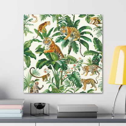 Tiger Jungle Canvas Print