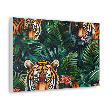 Tiger Paradise Canvas Print