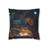 Watchmaker Assembling Time with Light (Edition II) — 40×40 Cushion Cover — Front 40×40 cm Square Cushion View
