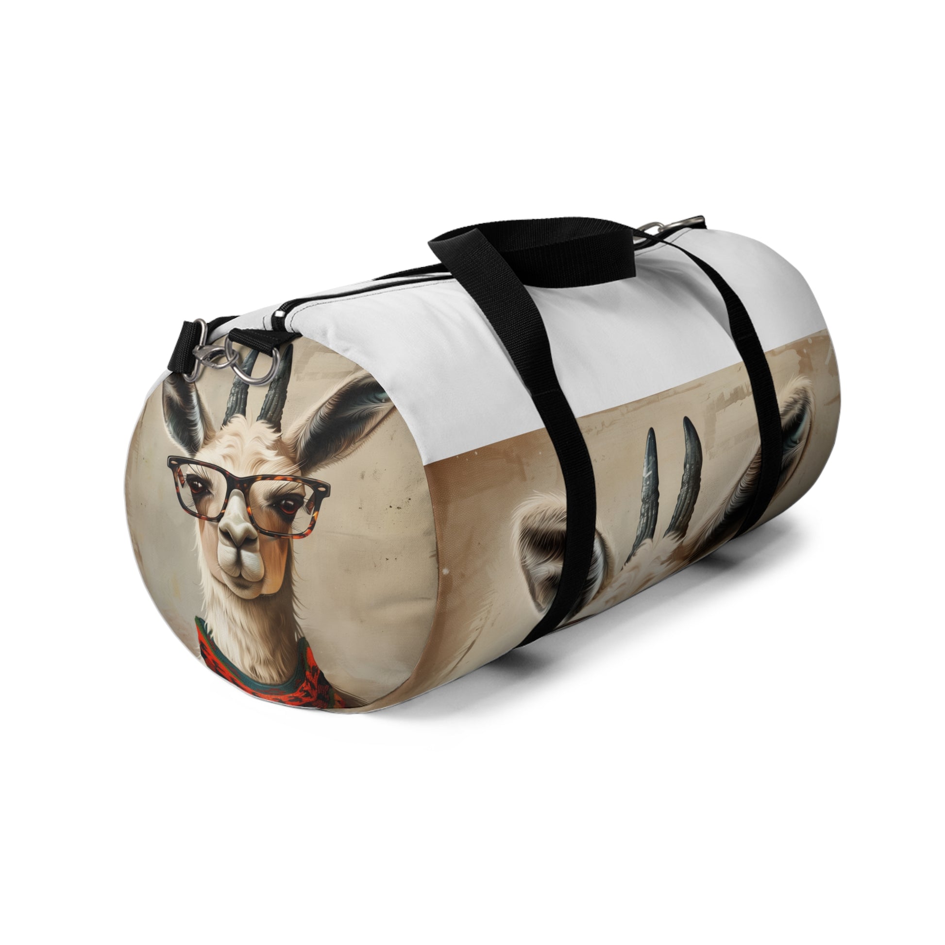 Llama Hipster Duffel Bag | Duffle Bags | Accessories, All Over Print, AOP, Assembled in the USA, Assembled in USA, Bags, Duffle, Made in the USA, Made in USA | Prints with Passion