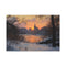 Central Park Snow Sunset — Canvas Wall Art — Front Gallery-Wrapped Canvas View