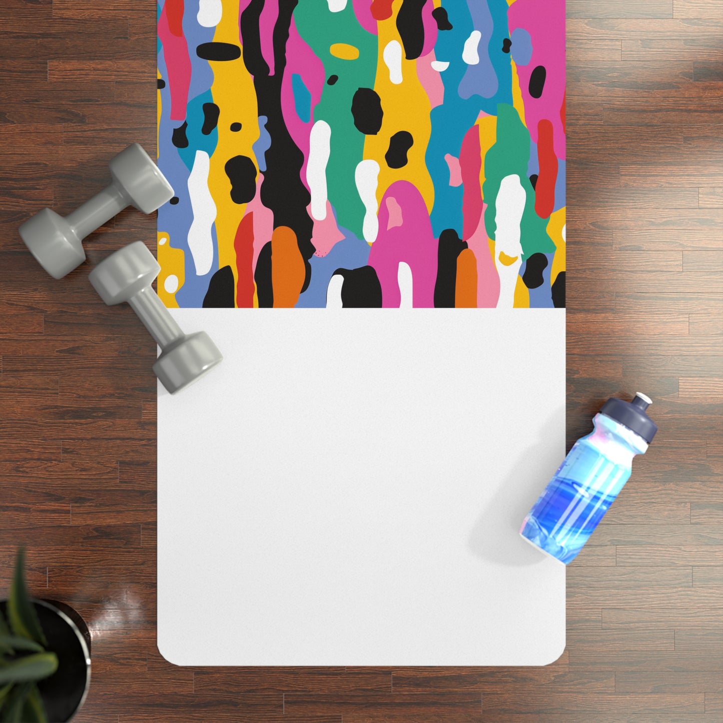 Vibrant Abstract Yoga Mat