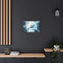 Glass Whale Swimming Through Skyscrapers — Canvas Wall Art — Product Detail View 5