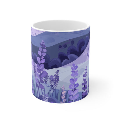 Lavender Bliss Coffee Mug | Mugs | 11 oz, Ceramic, Coffee Mugs, Home & Living, Kitchen, Mugs, Sublimation | Prints with Passion