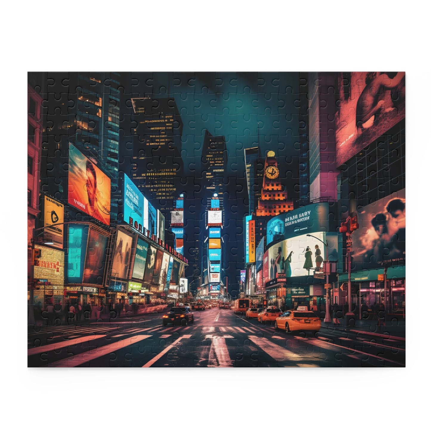 Times Square Night Puzzle