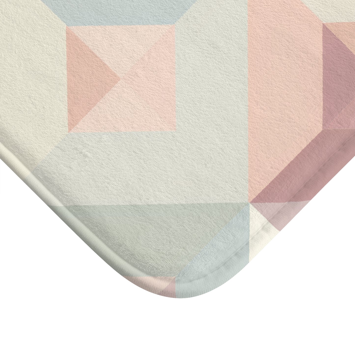 Pastel Geometrics Bath Mat