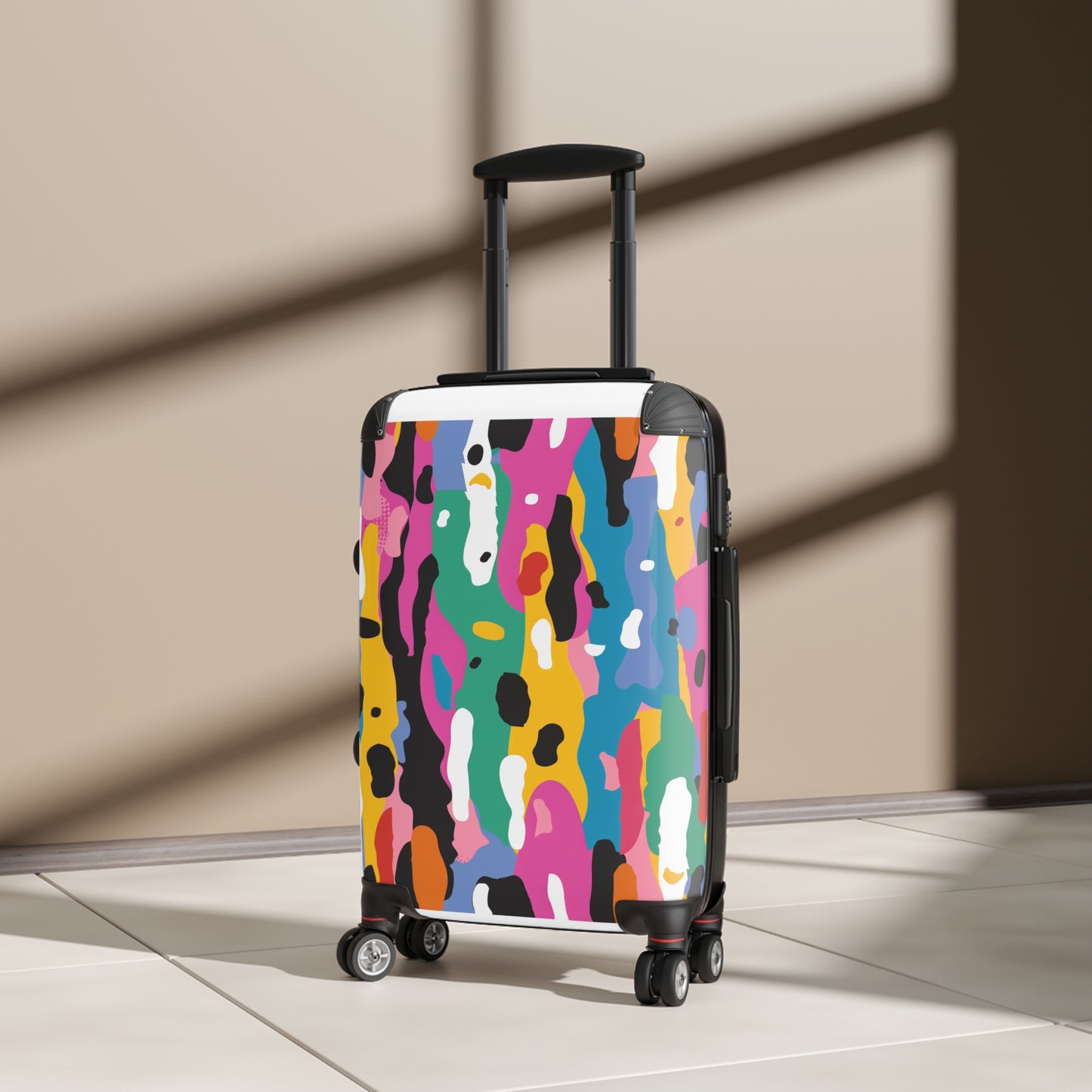 Vibrant Abstract Pattern Suitcase