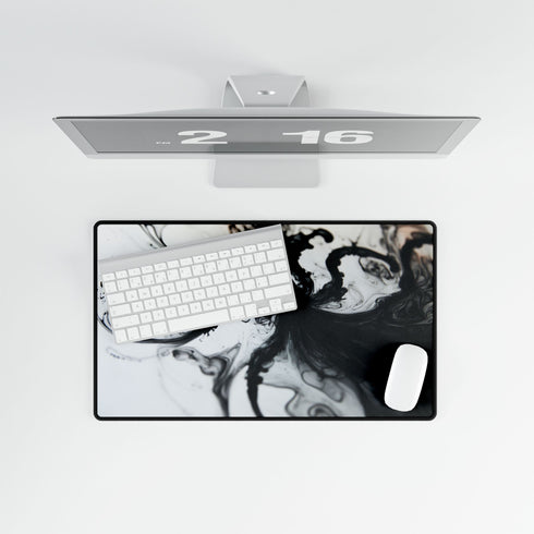 Shadow Creature Rising from Ink Puddle — XL & XXL Desk Mat — Product Detail View 8