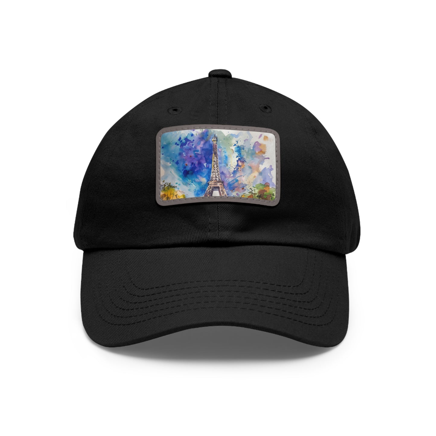 Eiffel Tower Dreams Watercolor Baseball Cap