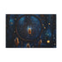 Dreamcatcher with Animated Stardust — Canvas Wall Art — Living Room Wall Lifestyle View