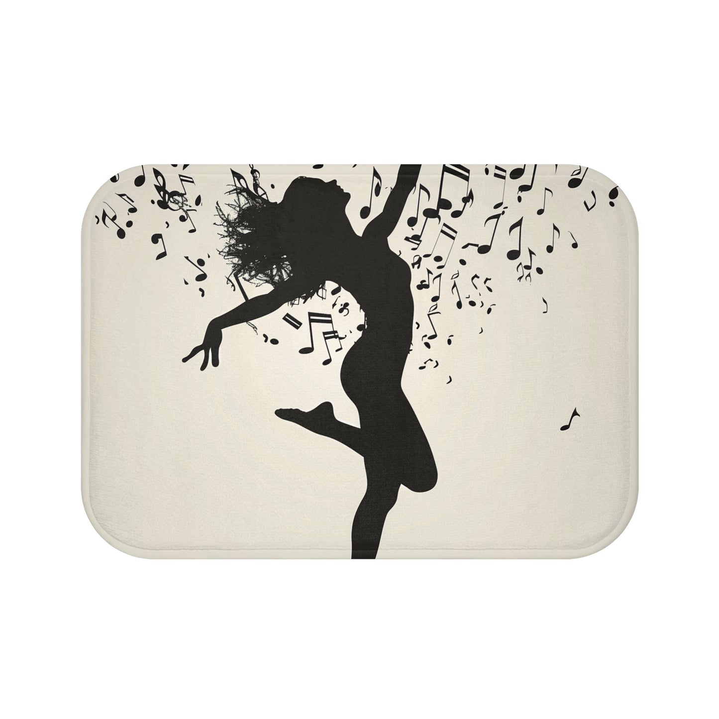 Dancing Notes Bath Mat