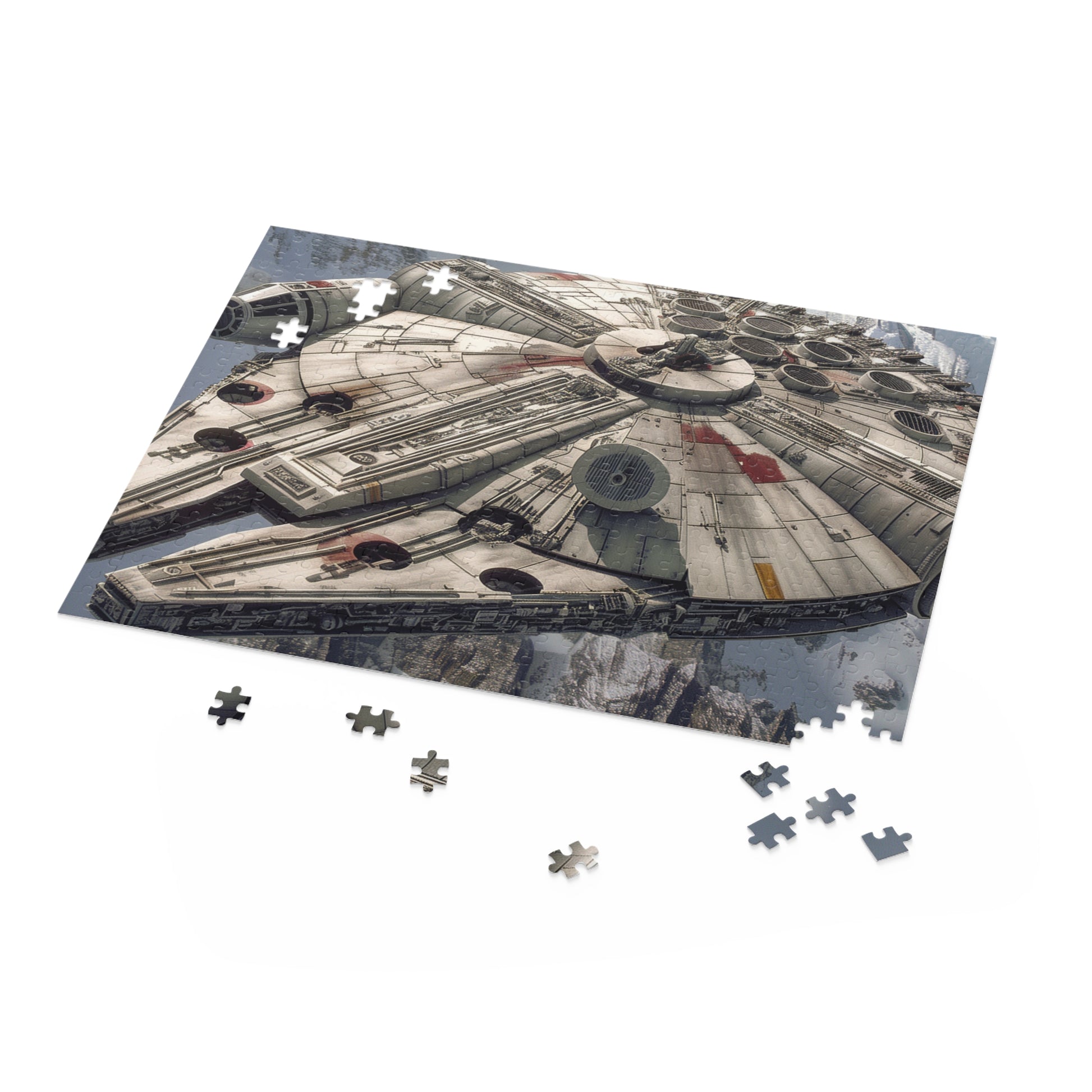 Star Wars Millennium Falcon jigsaw puzzle - engaging space adventure challenge for fans