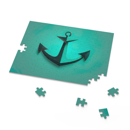 "Anchor Adventure Jigsaw Puzzle - Piece together the beauty of the sea with this captivating nautical image"