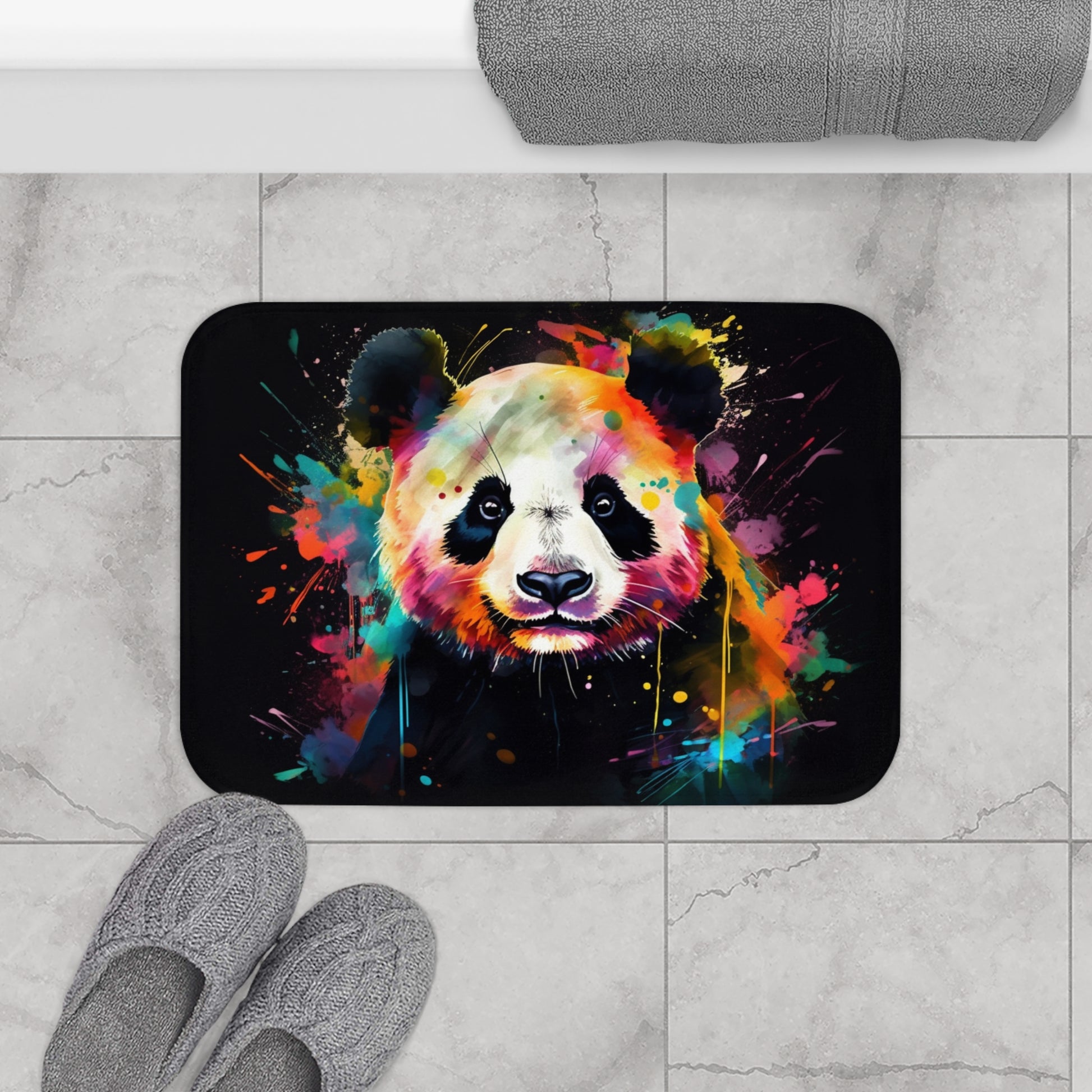 Zen Panda Bath Mat | Bath Mats | Bath, Bathroom, Home & Living, Indoor, Sublimation | Prints with Passion