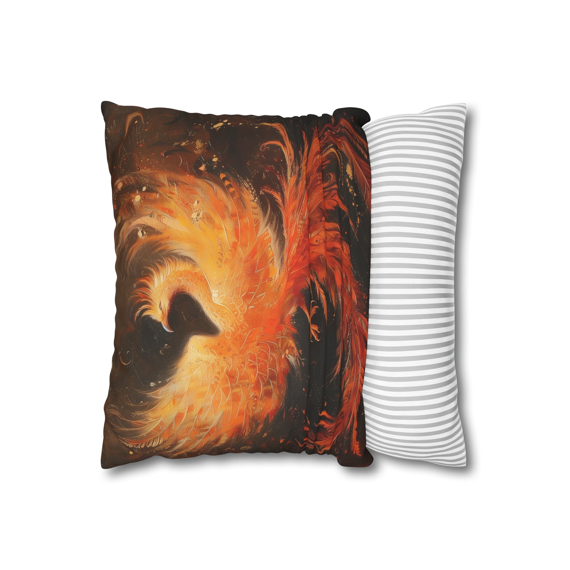 "Phoenix Rising Pillowcase - Transform your sleep space with this majestic phoenix design. High-quality, comfortable, and stylish for all seasons. Makes a great gift!"