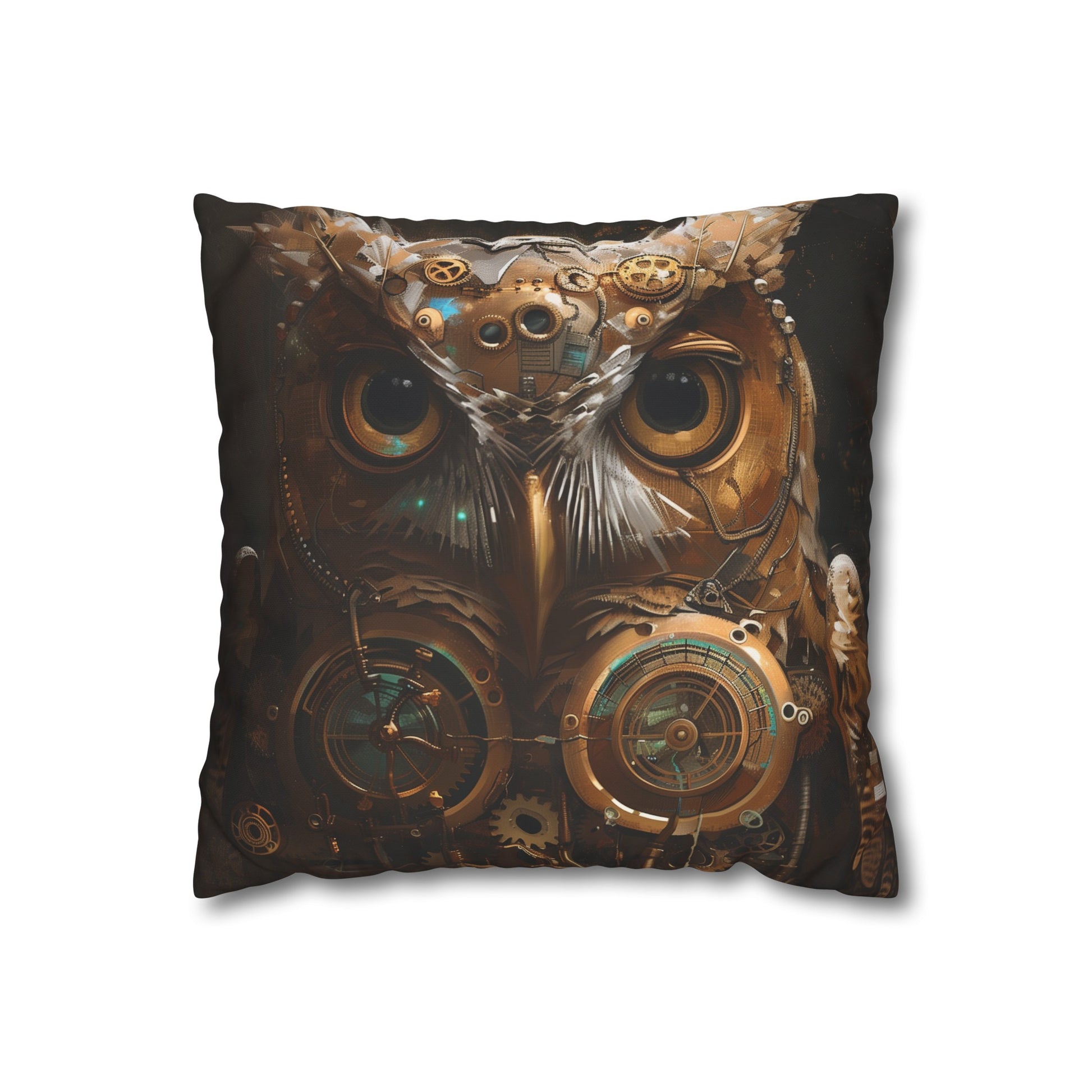 Steampunk Owl Pillowcase | Pillow Cases | All Over Print, AOP, Bed, Bedding, Home & Living, Indoor, Pillow Case, Pillow Covers, Pillows & Covers, Sublimation | Prints with Passion