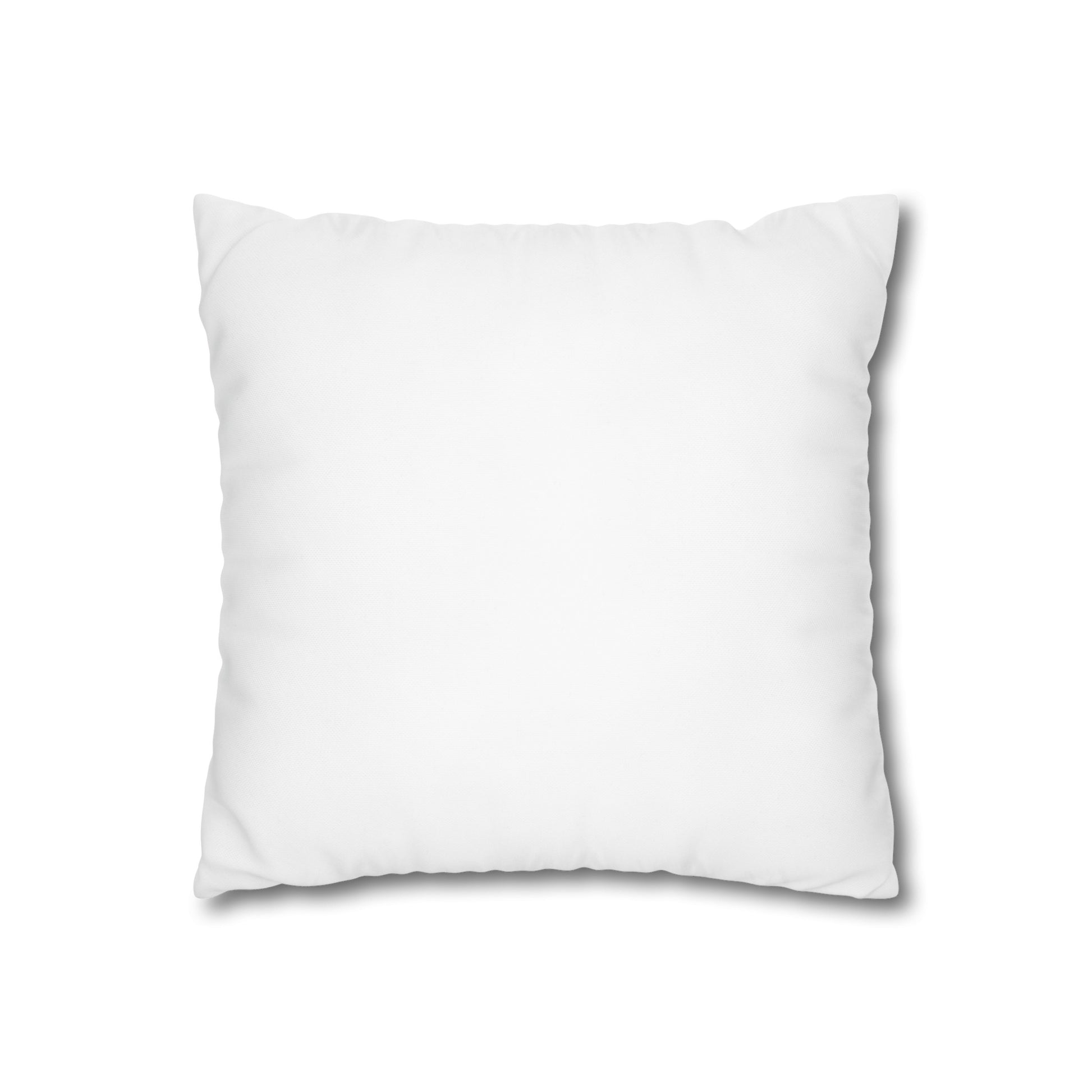 Personalized Square Poly Canvas Pillowcase: Add character to your living room with this decorator's delight. Made with spun polyester fabric and featuring a concealed zipper for picturesque settings.