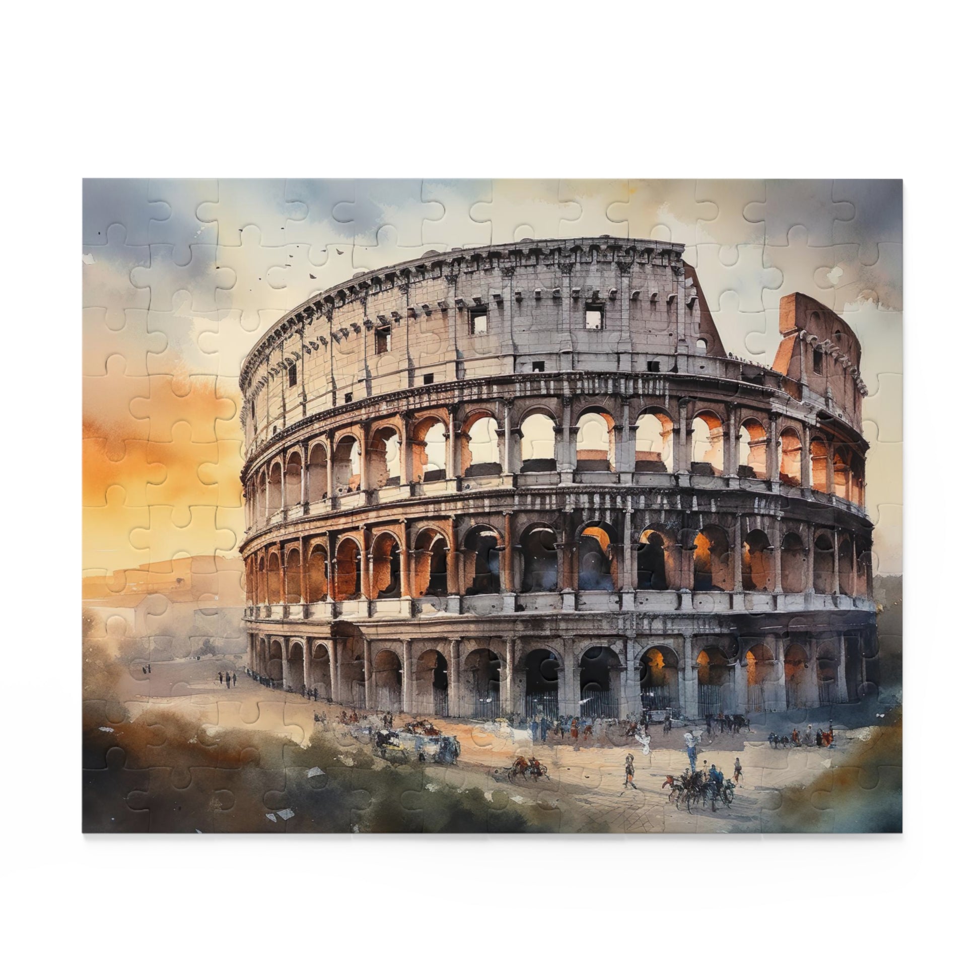 Challenging Colosseum Rome Jigsaw Puzzle for History Buffs and Enthusiasts